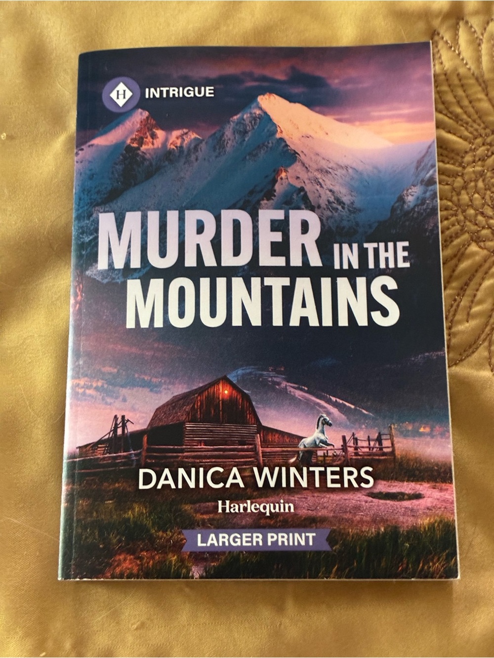 : Murder in the Mountains by Danica Winters — Harlequin Intrigue Large Print